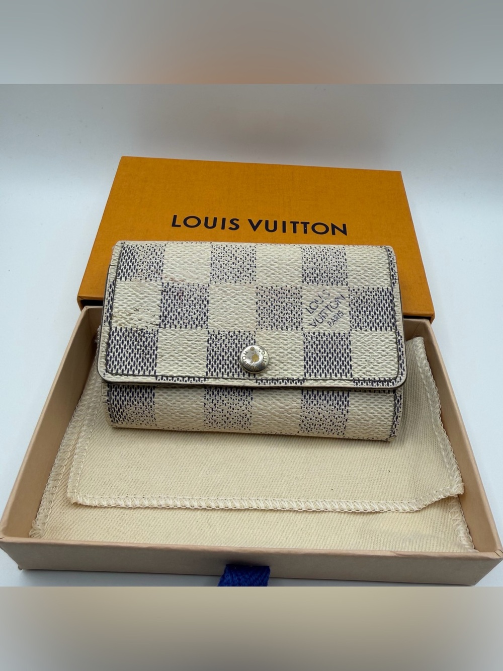 Louis Vuitton Damier Azur 6 Key Cles